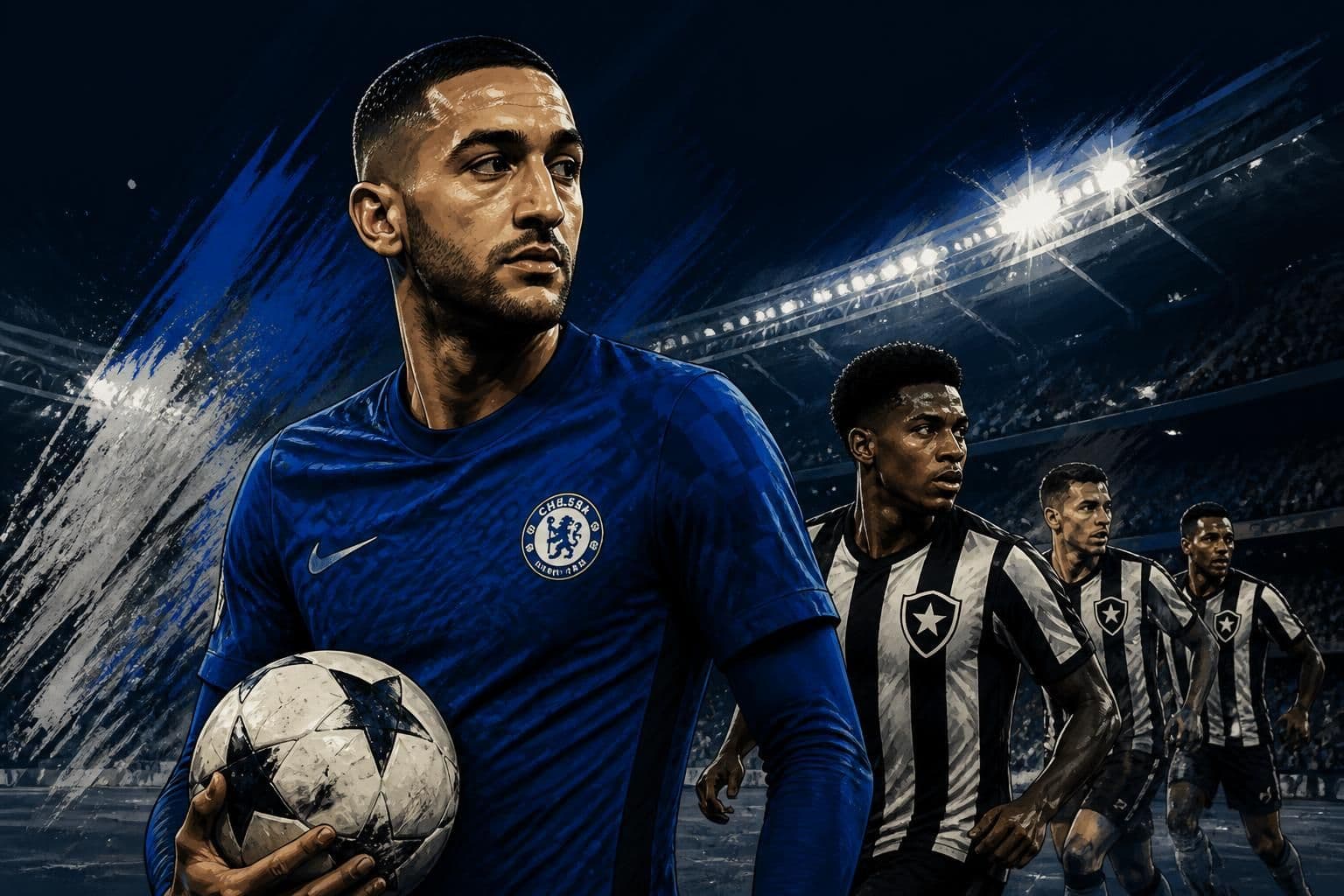 Botafogo mantém negociação com Ziyech na reta final