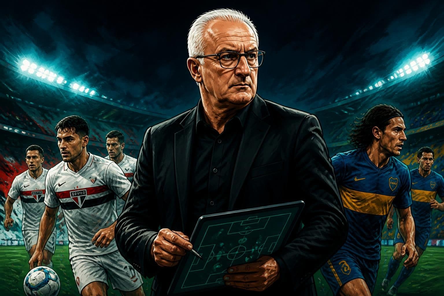 Dorival planeja força total do São Paulo contra o Boca Juniors