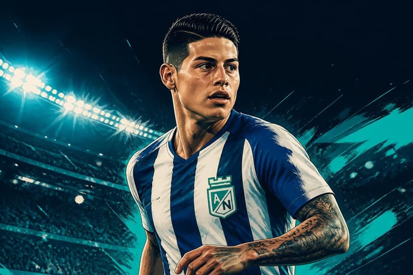 James Rodríguez anuncia retorno ao Atlético Nacional