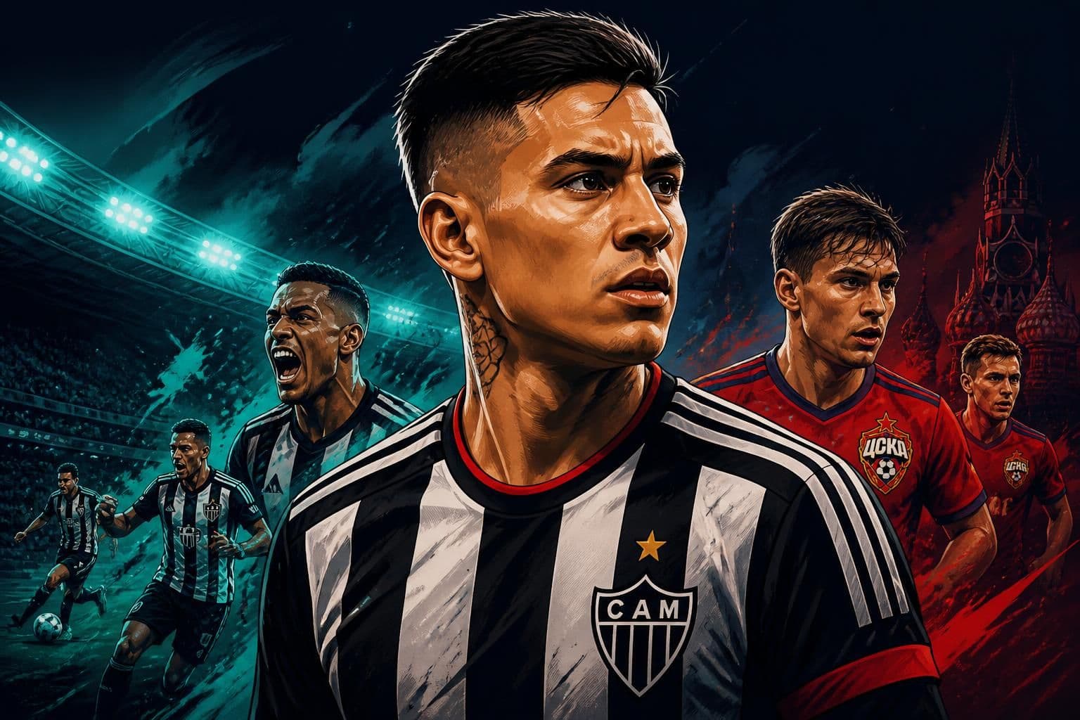 Impasse trava negociação do Atlético-MG por Cuello com CSKA
