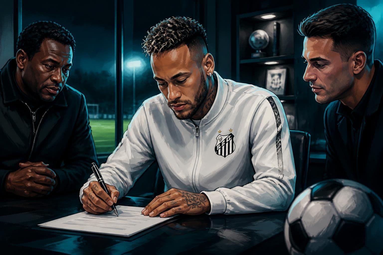 Neymar vira diretor do Santos e expõe desorganização, diz Bira