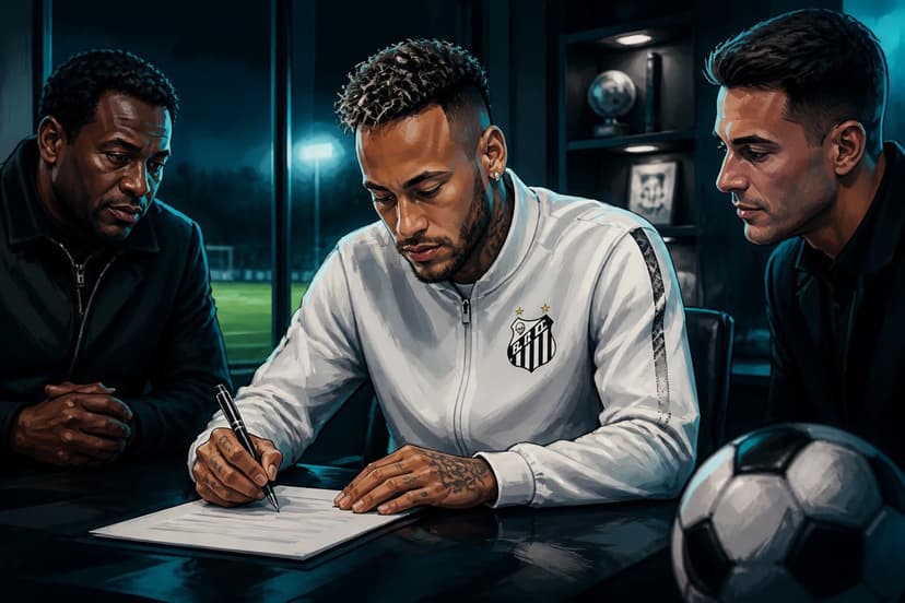 Neymar vira diretor do Santos e expõe desorganização, diz Bira