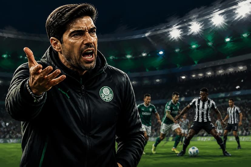 Abel Ferreira critica árbitro e microfones após empate