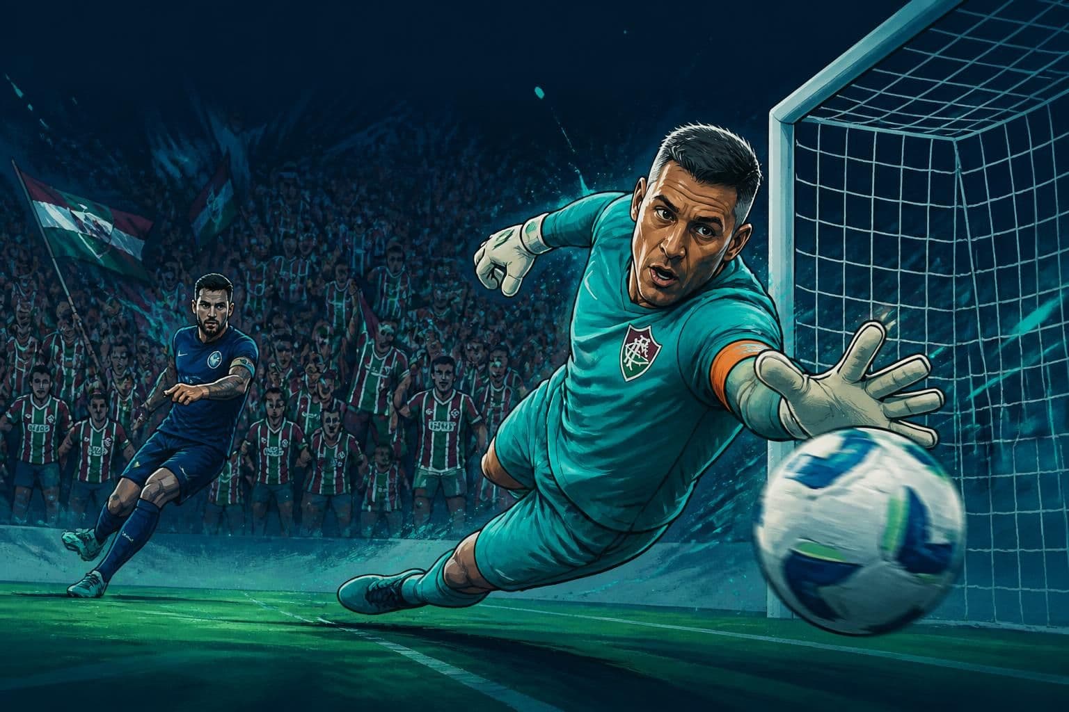 Fábio brilha e leva Fluminense às quartas da Libertadores