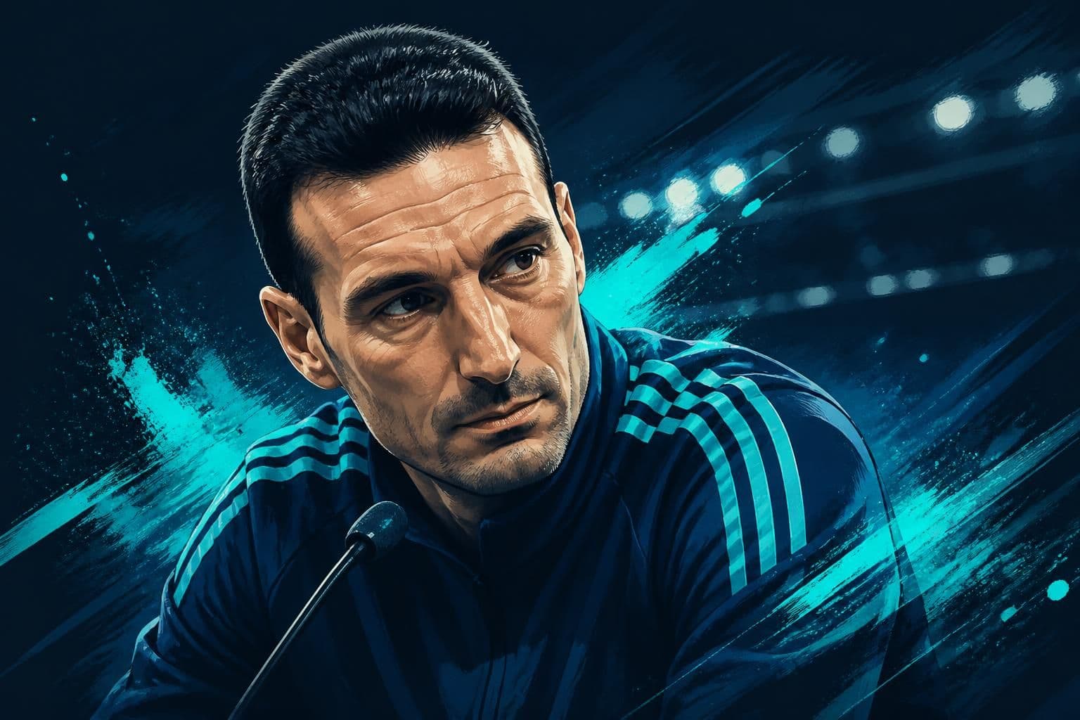 Scaloni evita falar sobre aposentadoria de Messi