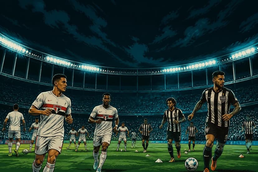 São Paulo x Atlético-MG: onde assistir e escalações