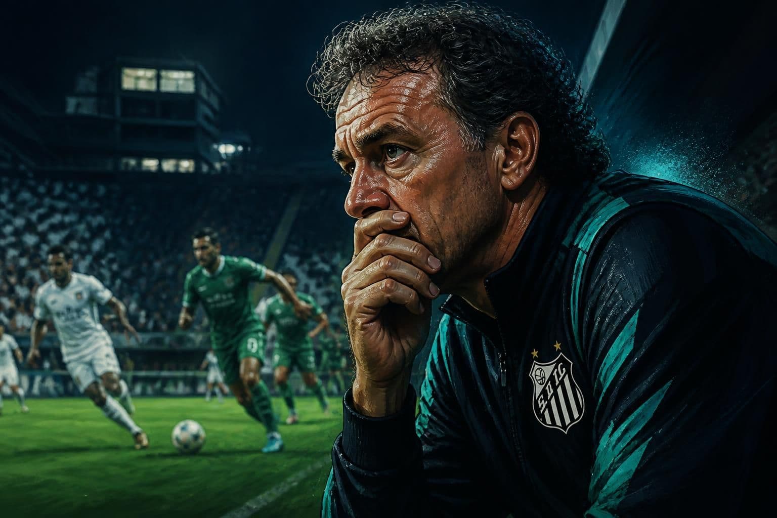 Cuca admite risco de rebaixamento no Santos