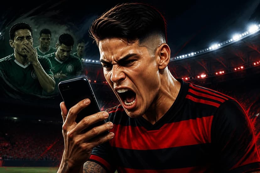 Luiz Araújo xinga torcedor e rebate críticas ao Flamengo