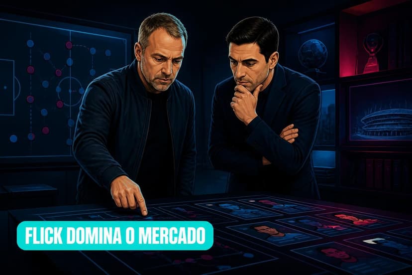 Flick assume protagonismo no mercado do Barcelona