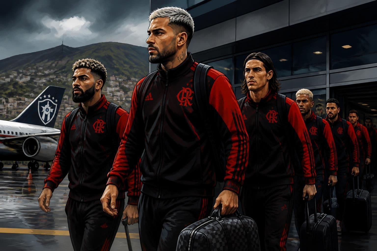 Flamengo chega a Quito para duelo contra Independiente del Valle