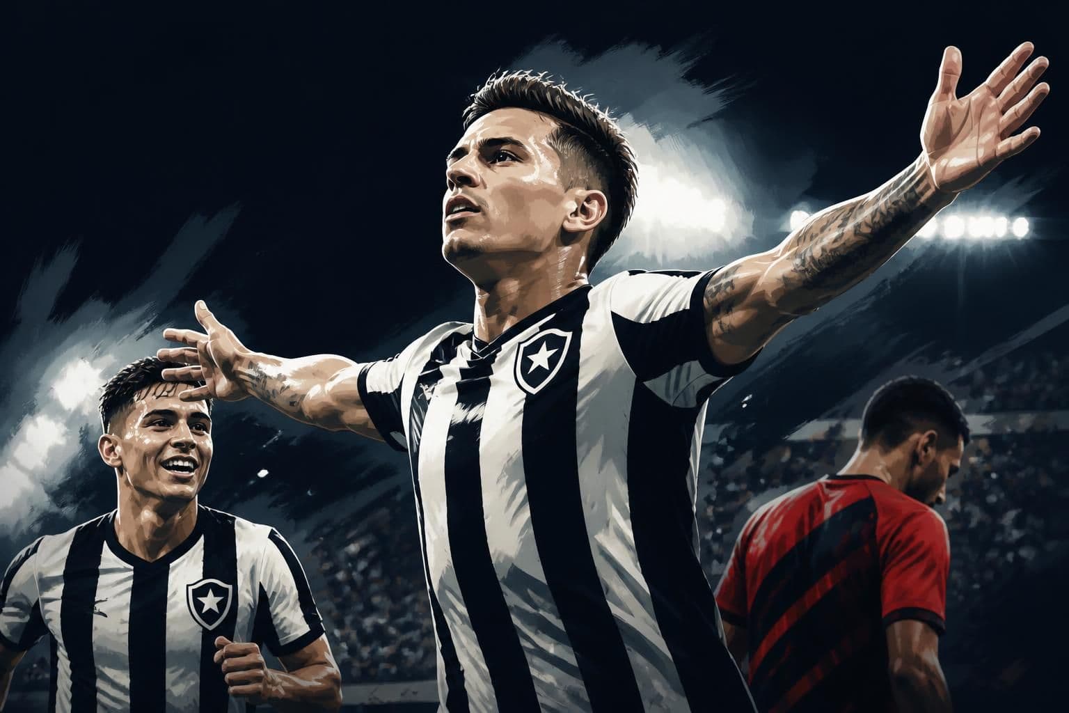 Botafogo negocia saída de Matheus Martins e Santi Rodríguez
