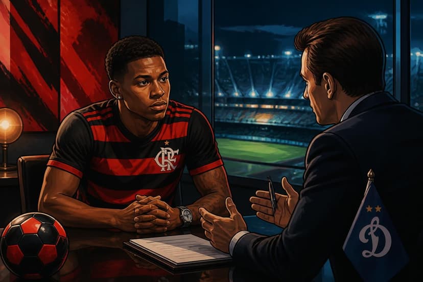 Dínamo de Moscou negocia contratação do atacante Plata do Flamengo