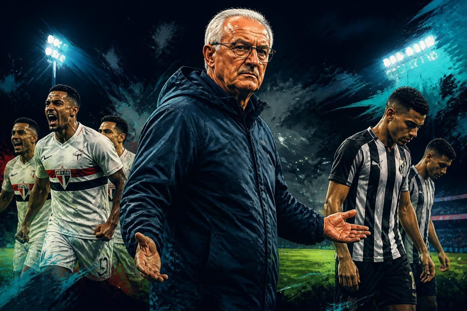 São Paulo perde para o Santos e Dorival cobra união