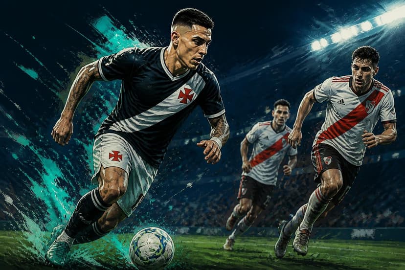 Vasco negocia volante Kevin Castaño do River Plate