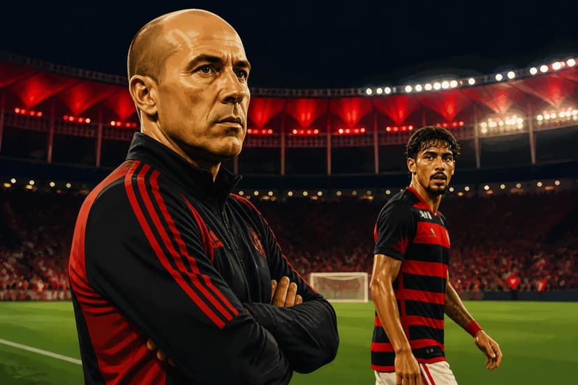 Flamengo testa ideias de Jardim contra o Vitória