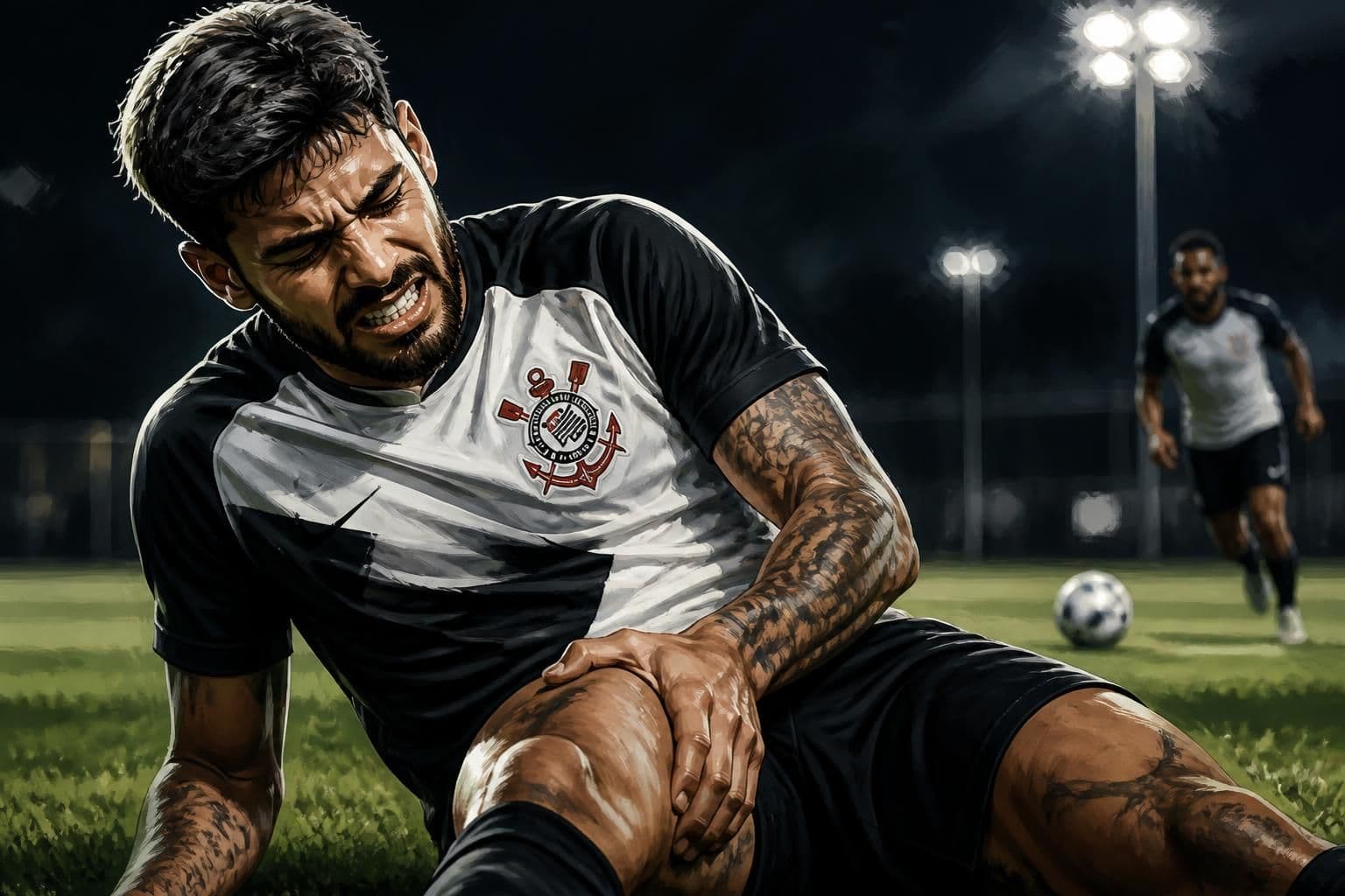 Yuri Alberto sente incômodo e deve perder clássico contra o Santos