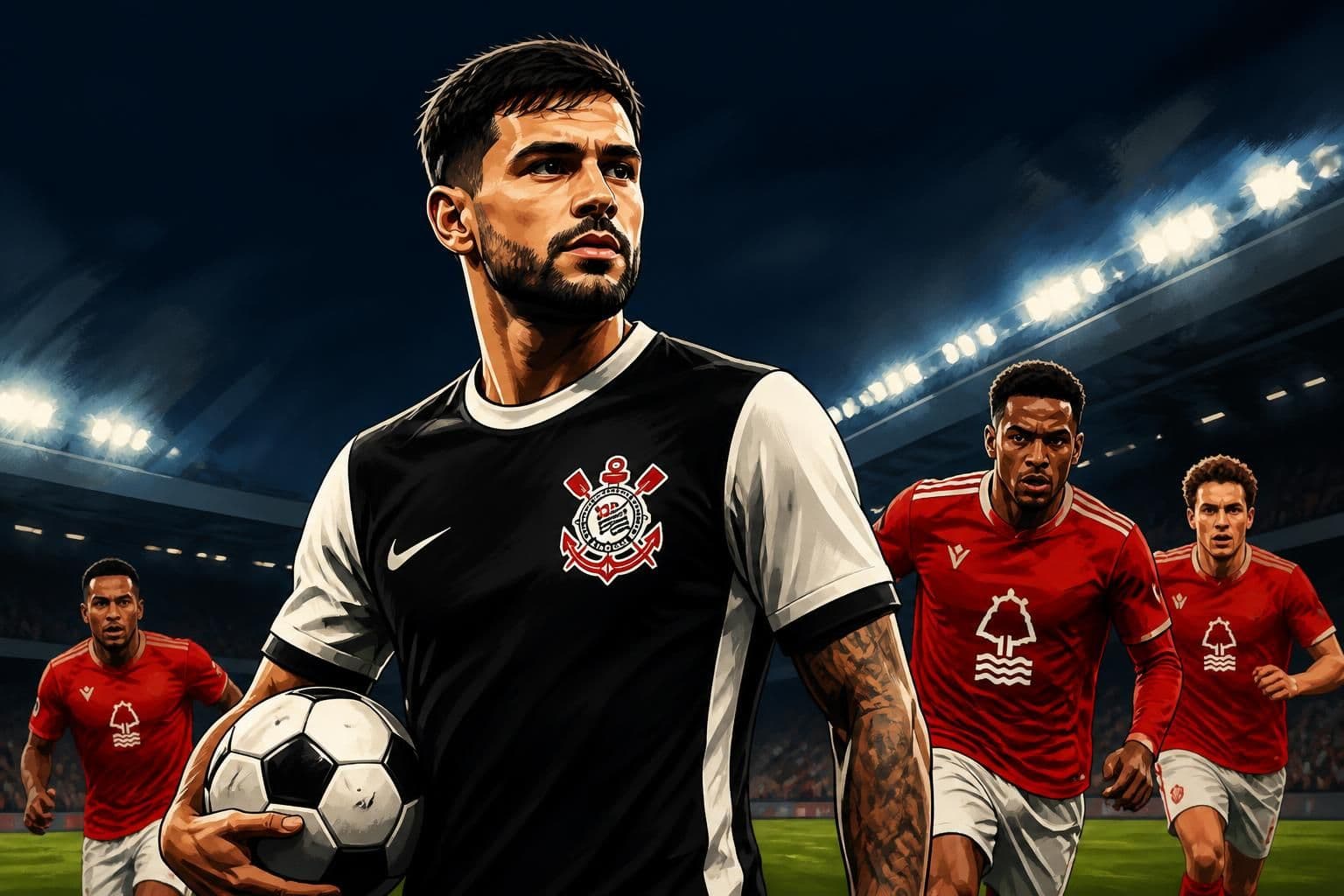 Corinthians negocia venda de André ao Nottingham Forest