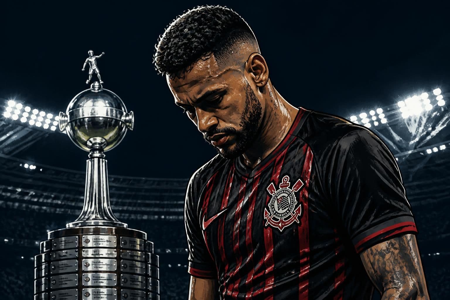 Raniele suspenso e Corinthians multado por Conmebol