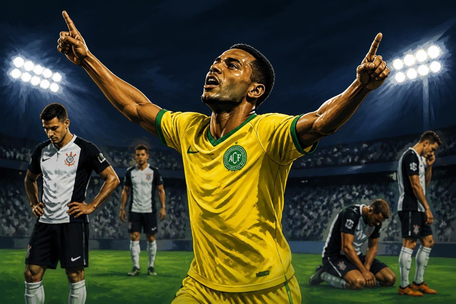 Chapecoense vence Corinthians e agrava crise alvinegra no Brasileirão