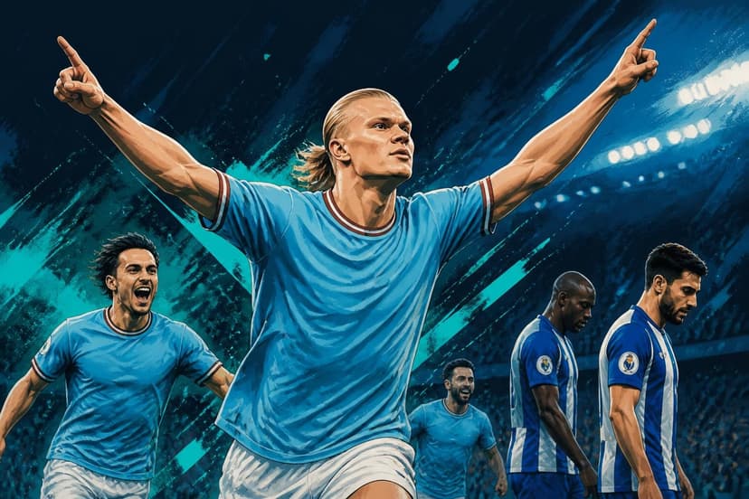 Haaland brilha e City vence Porto na estreia da Champions
