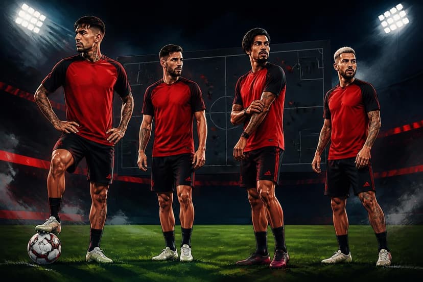 Flamengo: Quarteto de meio-campo não é usado há 5 meses