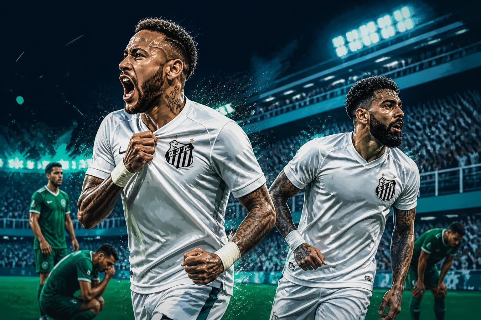 Santos escala Neymar e Gabigol contra a Chapecoense