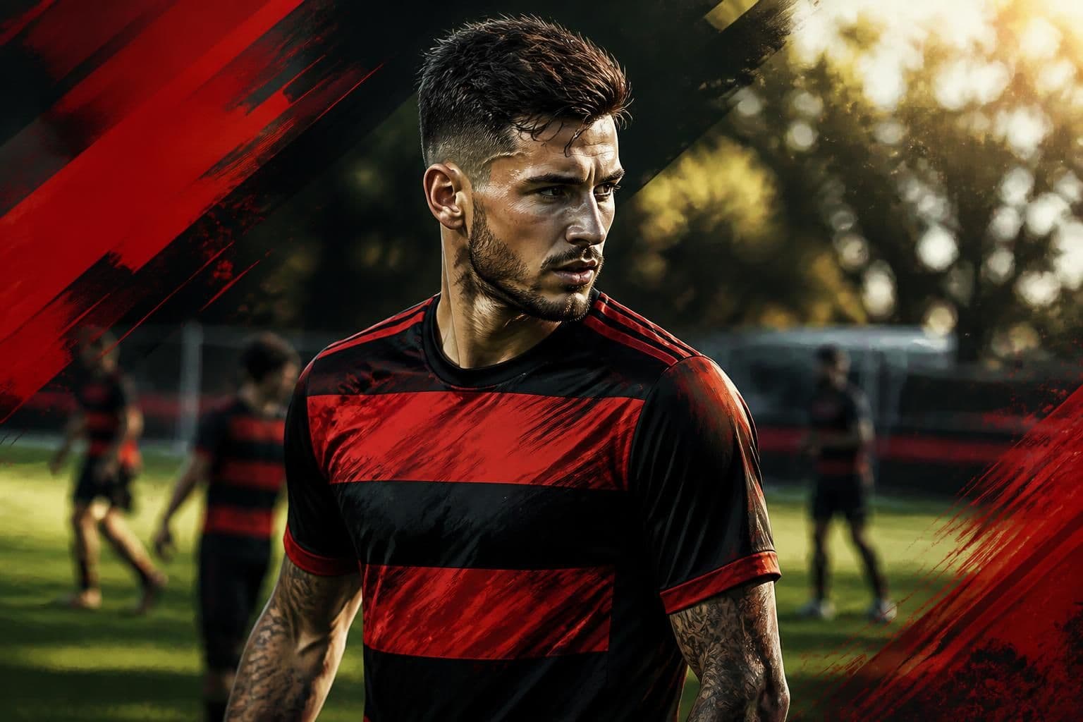 Saúl avalia melhora física e mental no Flamengo