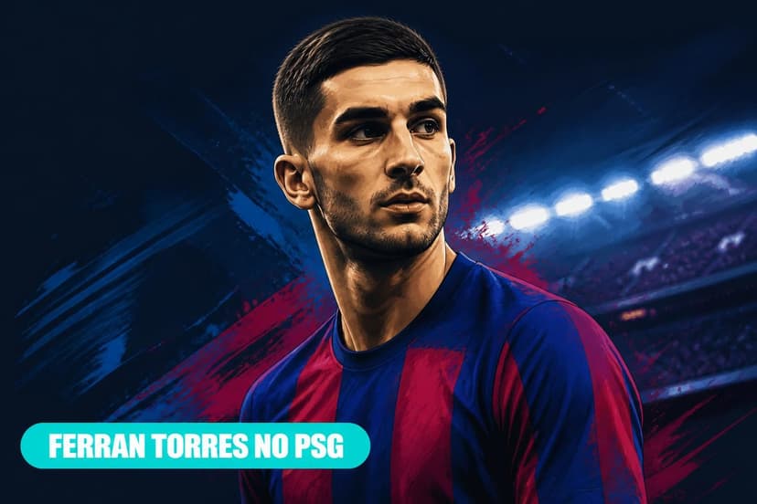 Barcelona pode vender Ferran Torres ao PSG em 2026