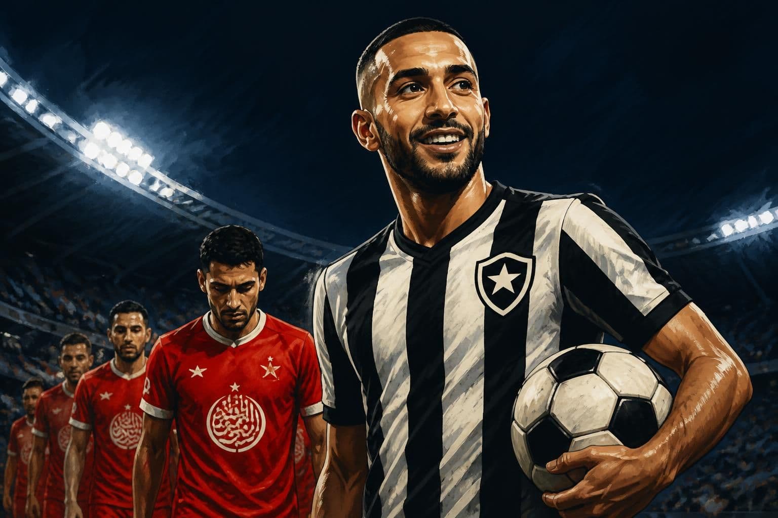 Botafogo fecha acordo verbal com Ziyech e aguarda chegada