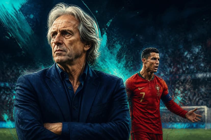 Jorge Jesus revela irritação de Cristiano Ronaldo