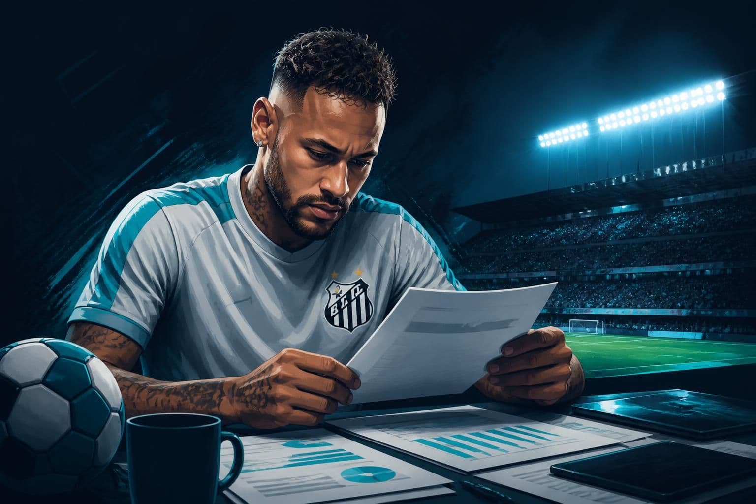 Santos renegocia dívida de R$ 80 milhões com Neymar em até 80 meses