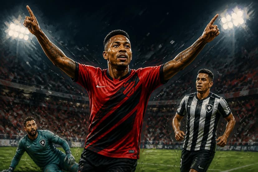 Athletico vence Botafogo e amplia liderança no Brasileirão