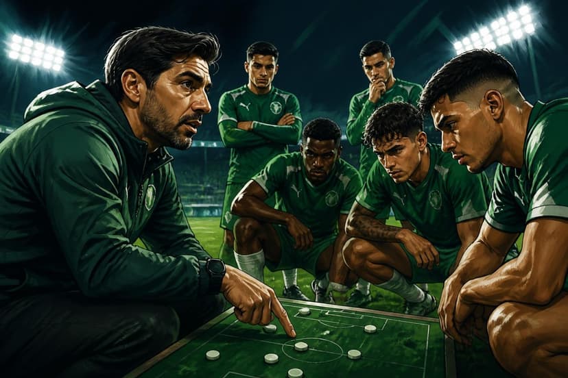 Palmeiras escala sem Abel para clássico contra o São Paulo