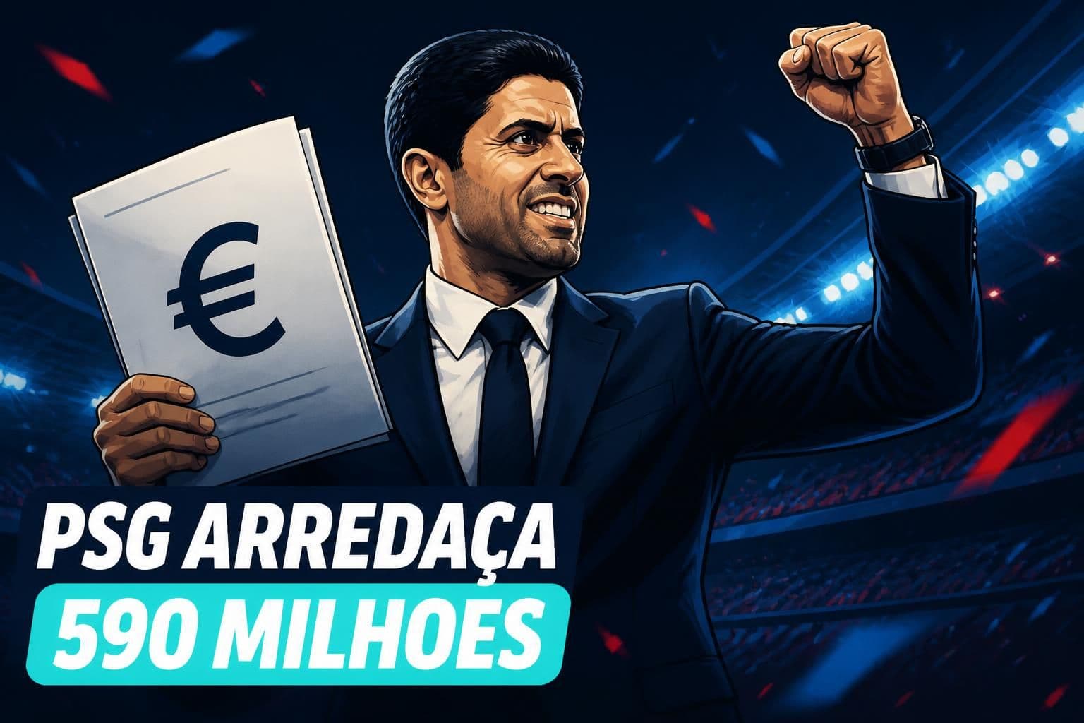 PSG Arrecada R$ 590 Mi e Busca Akliouche