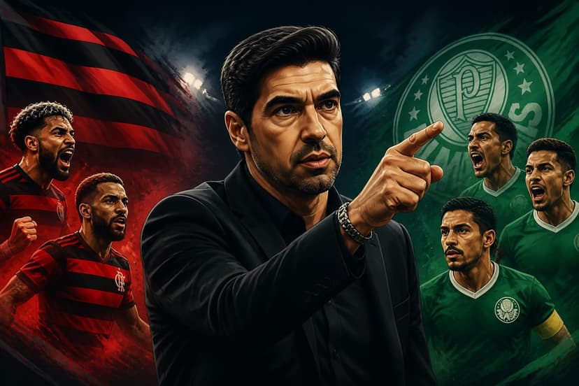 Abel Ferreira desafia Flamengo e assume papel de perseguidor no Brasileirão