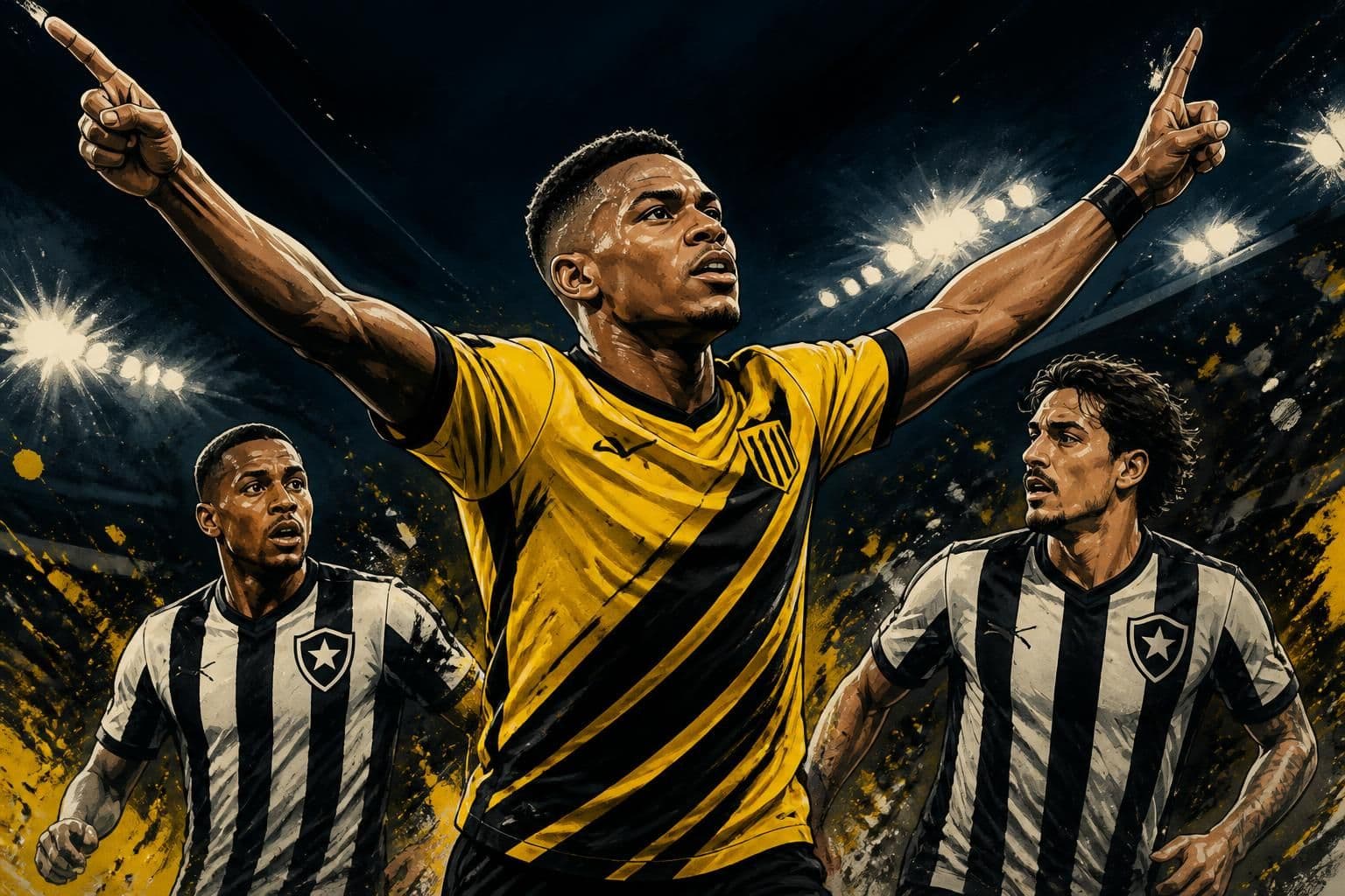 Viveros brilha e Athletico vence Botafogo no Rio