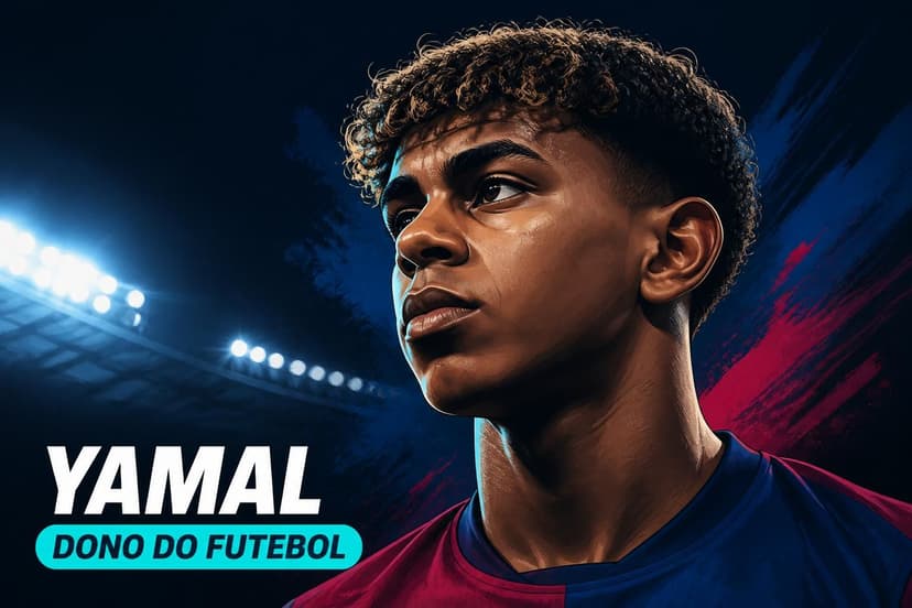 Xavi projeta Lamine Yamal como dono do futebol