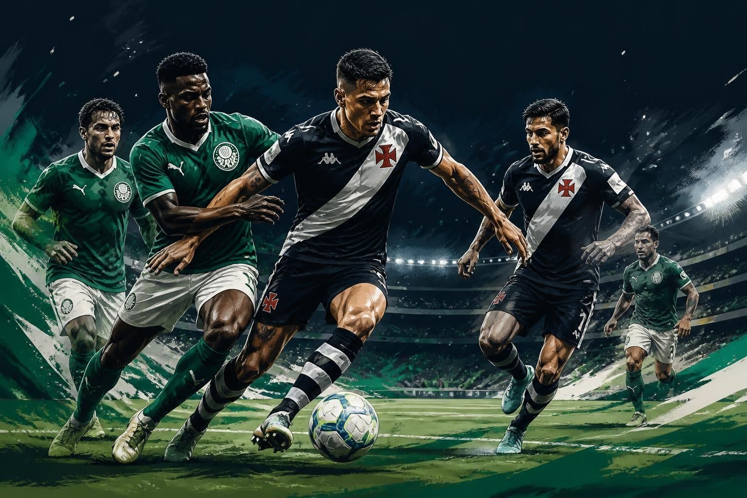 Provável escalação do Vasco para enfrentar o Palmeiras
