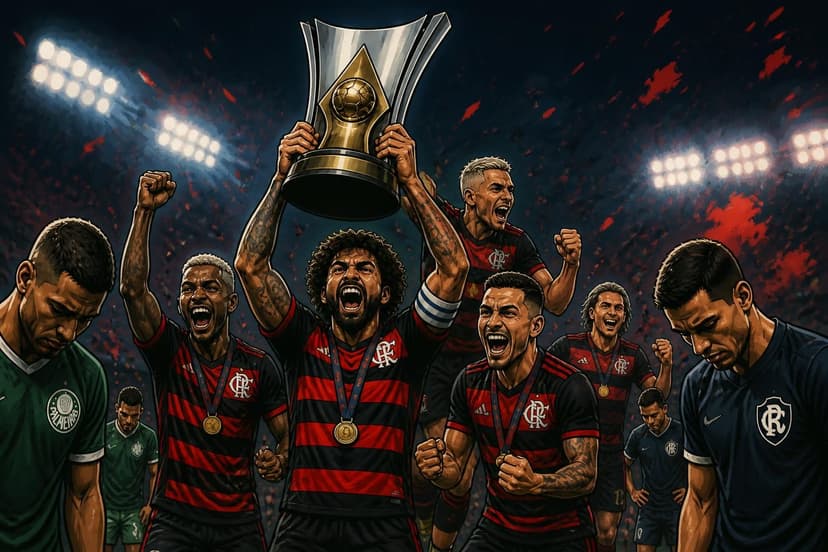 Flamengo assume liderança do Brasileirão após vitória sobre o Remo