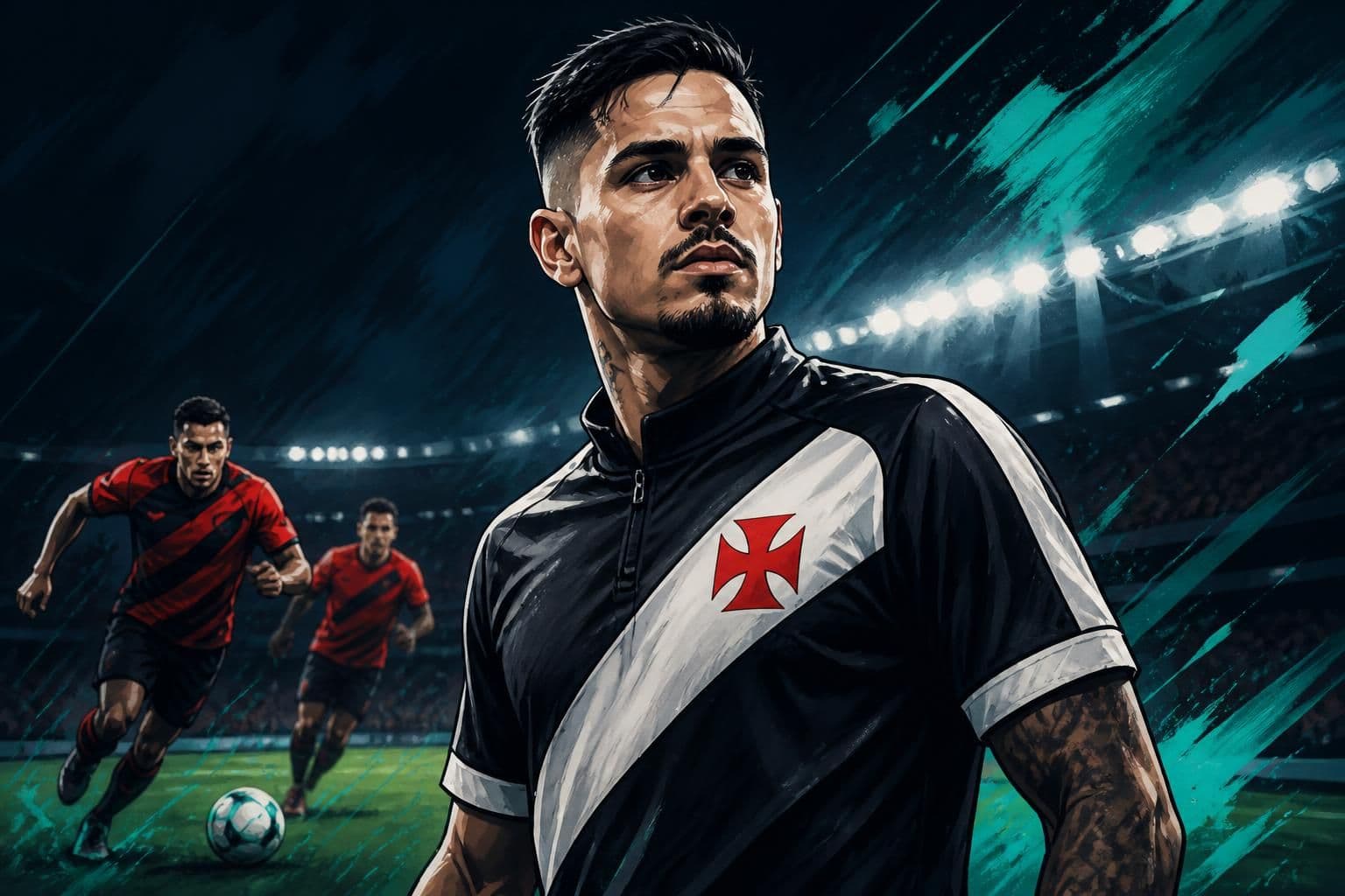 Gabriel Pereira acompanha jogo e avança no Vasco