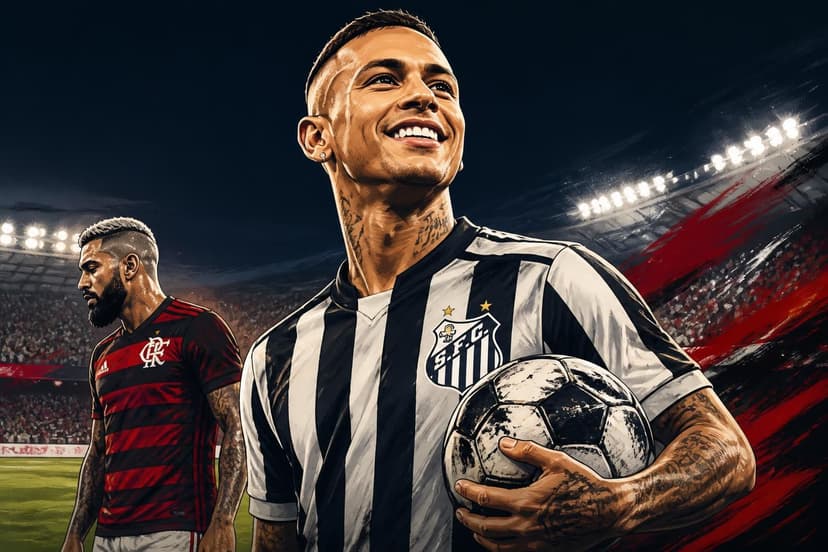 Santos avança com contratação de Everton Cebolinha do Flamengo