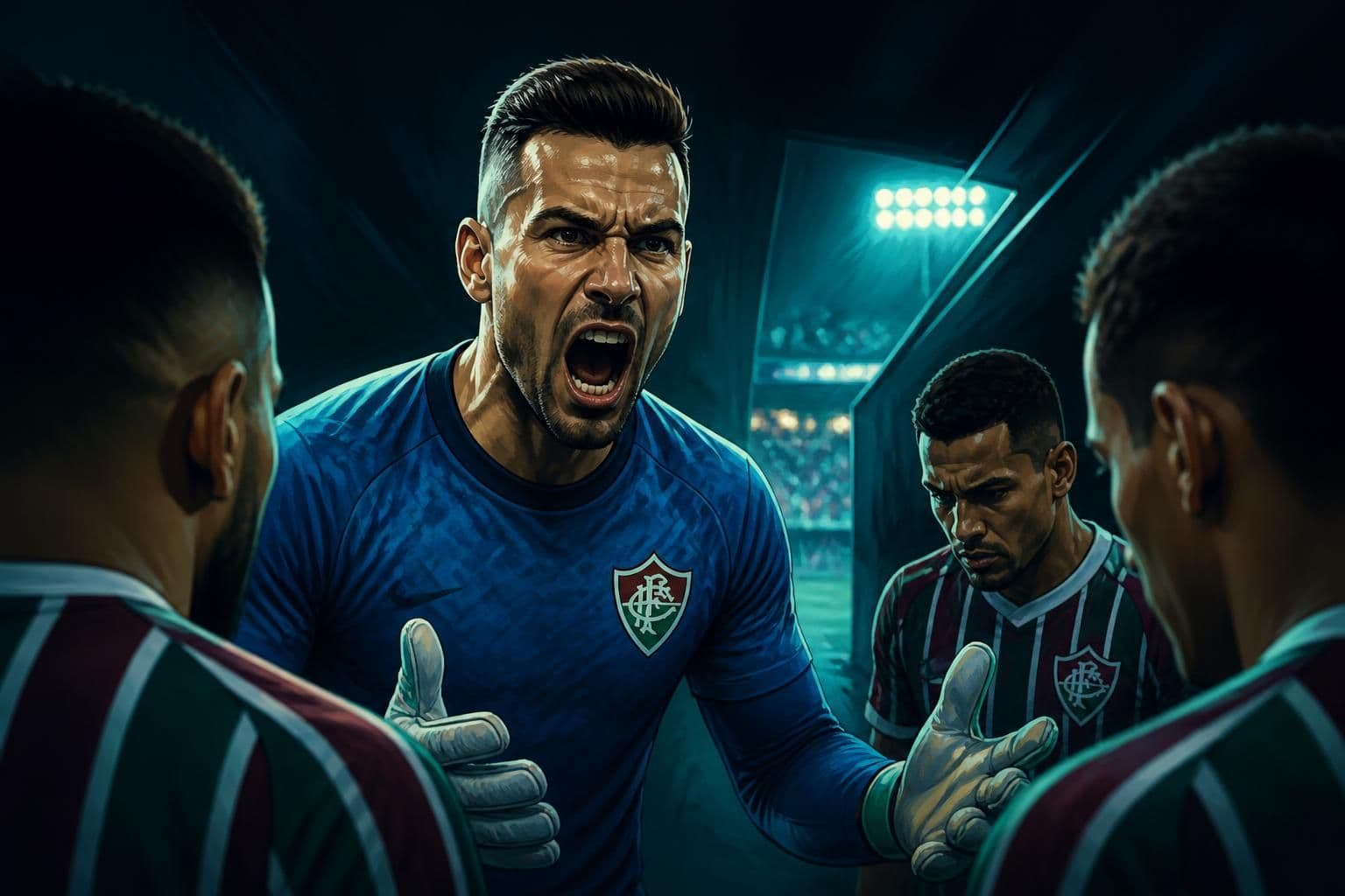 Discurso de Fábio motiva Fluminense na vitória sobre o Vasco