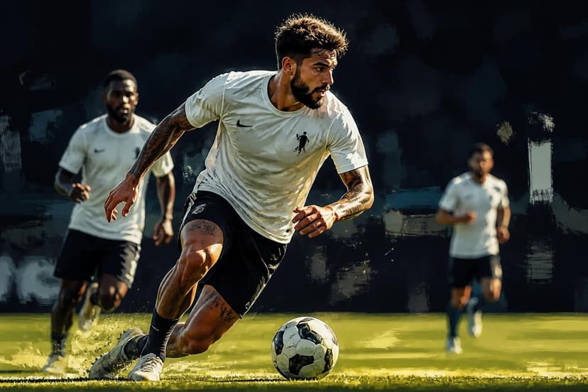 Yuri Alberto volta a treinar com o Corinthians