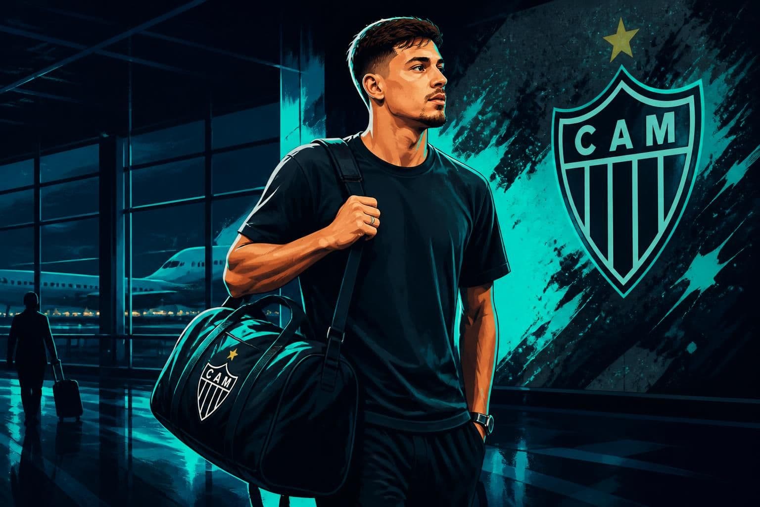 Thiago Borbas desembarca em BH para reforçar o Atlético-MG