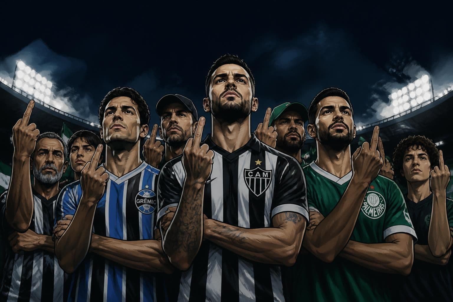 Torcidas da DPA unem semifinalistas da Copa do Brasil