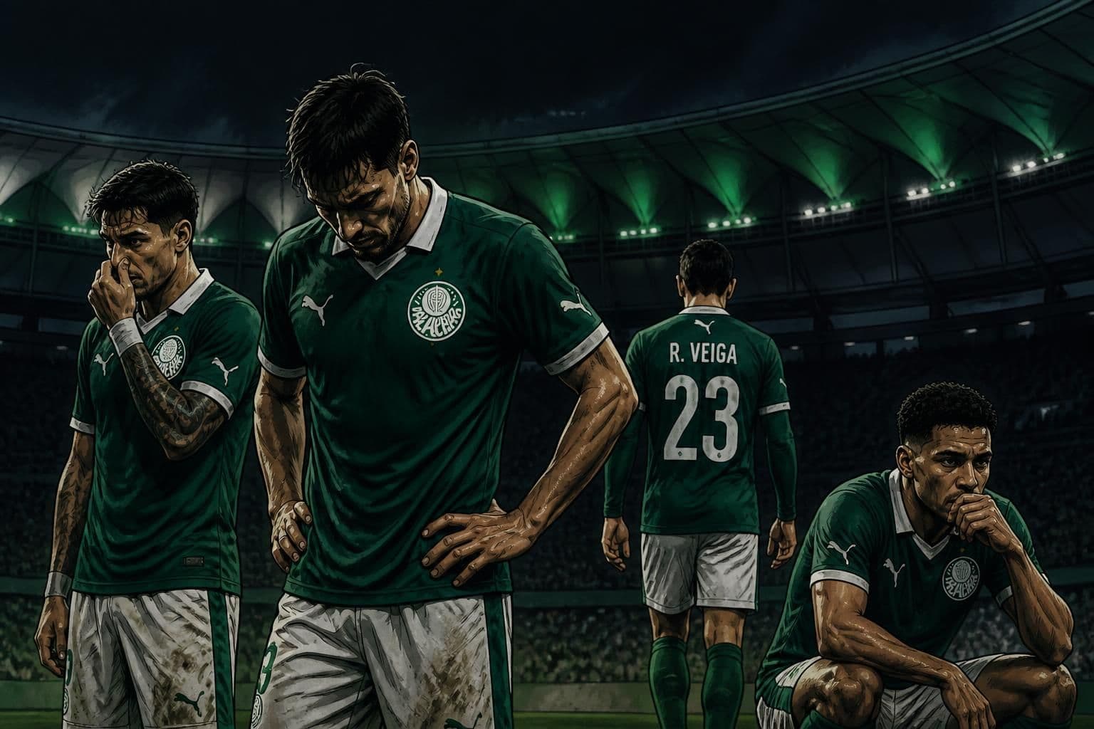 Palmeiras vive crise após derrota para o Fluminense