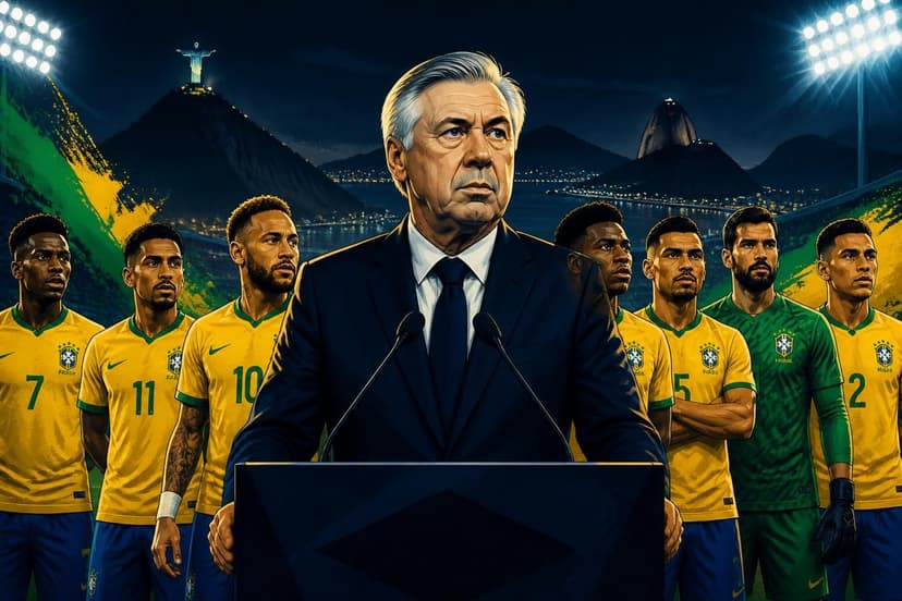 Ancelotti anuncia pré-lista da Seleção para amistosos