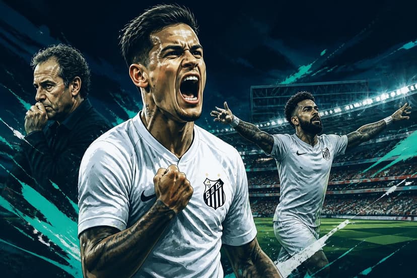 Coutinho estreia pelo Santos e participa de gol