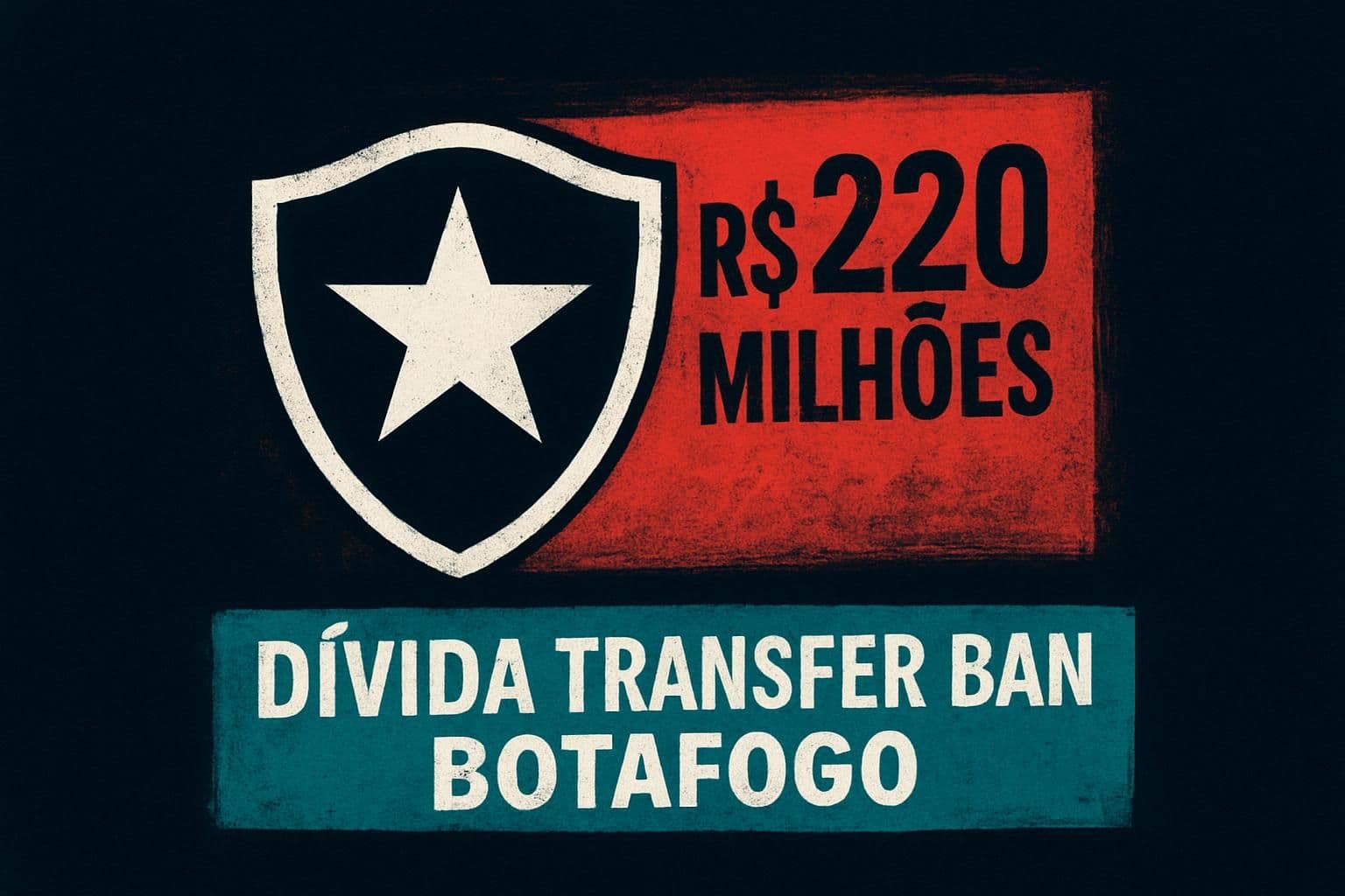 Botafogo tem 6 transfer bans ativos por dívida com Nacional do Uruguai