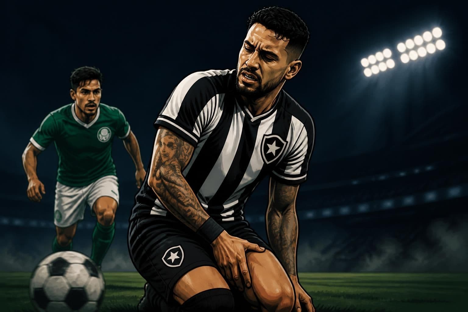 Alex Telles é dúvida para Botafogo x Palmeiras após exames negativos